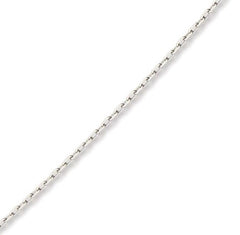 Sterling Silver Rolo Chain. 1.0mm Wide. Measures 18 Inches.