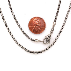 22" Sterling Silver Spiga Chain