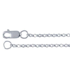 24" Sterling Silver 1.5mm Rolo Chain