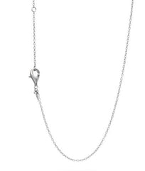 30" Adjustable Sterling Silver Rolo Chain