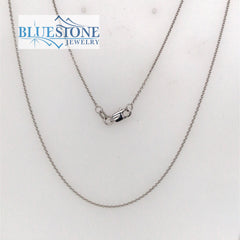 18" Sterling Silver Rolo Chain