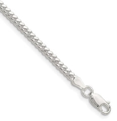Sterling silver Curb Anklet- 10 Inches