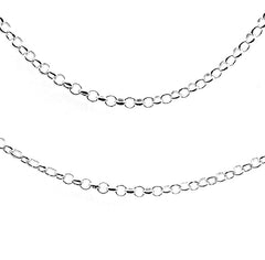 Sterling Silver 1.2mm Rolo Chain - 18"