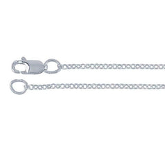 Sterling Silver 1.2mm Rolo Chain - 18"