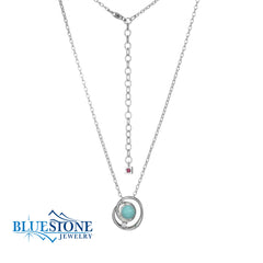 Sterling Silver Rhodium Plated Necklace