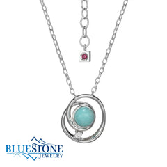 Sterling Silver Rhodium Plated Necklace