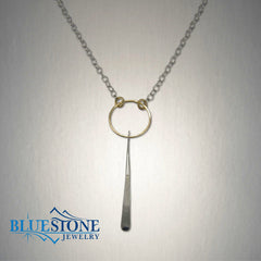 Silver & Gold Necklace- 18"