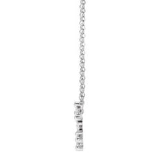 Sterling Silver Petite Snowflake - 18"