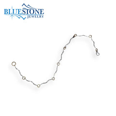 Silver and Gold Bracelet- 8"