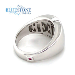 Sterling Silver Chuncky Domed Ring- Sz. 7