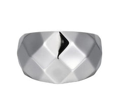 Sterling Silver Rhodium Plated Ring- Size 7
