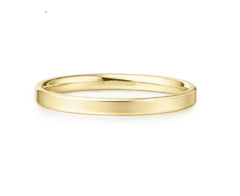 14KT Gold Plated Simple 2mm Smooth Layering Band - size 6.75