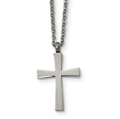 Stainless Steel Cross Pendant on 18" Chain