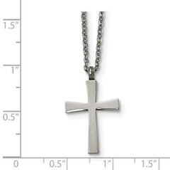 Stainless Steel Cross Pendant on 18" Chain