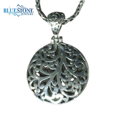 Sterling Silver Pendant on Petite Chain- 30 Inches
