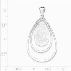 Sterling Silver Tear Drop Pendant