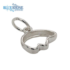Small Sterling Silver Bear Outline Charm
