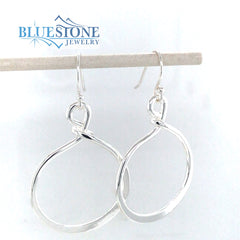 Sterling Silver Swirl Earrings