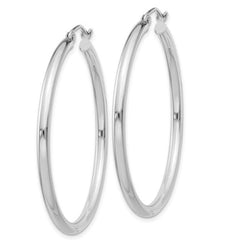 Sterling Silver Hoop Earrings- 42mm