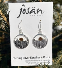 Sterling Silver and Gold Earrings