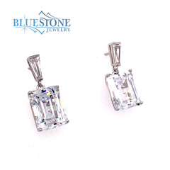 Sterling Silver Earrings with CZs