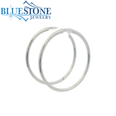 Sterling Silver 2mm Hoop Earrings