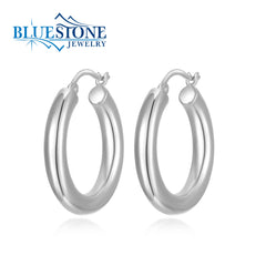 Silver Hoops