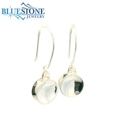 Silver & Gold Reversible Disc Earrings