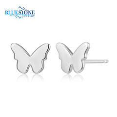 Silver Butterfly Earrings