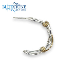 Silver &  Gold Filled Hoops
