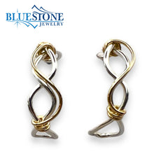 Silver &  Gold Filled Hoops