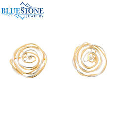 Silver and Gold Earrings