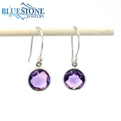 Sterling Silver Amethyst Earrings