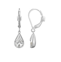 Sterling Silver Earrings w/ CZ's
