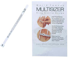 This economical multi-size adjustable finger gauge is ideal for determ