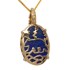 Large Sterling Silver with 14 Karat Yellow Gold Vermeil (plated) Lake