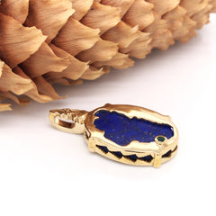 Large Sterling Silver with 14 Karat Yellow Gold Vermeil (plated) Lake