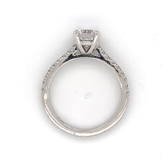 14 Karat White Gold Engagement Ring