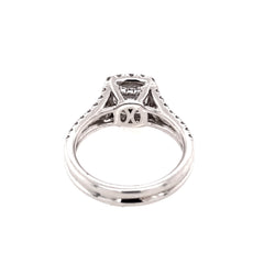14 Karat White Gold Engagement Ring