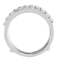 14 Karat White Gold Wedding Band