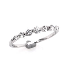 14 Karat White Gold Diamond Ring