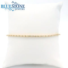 14KYG LAB-Grown Diamond Tennis Bracelet 1.00CTW - 7"