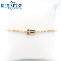 14KYG LAB-Grown Diamond Tennis Bracelet 1.00CTW - 7"