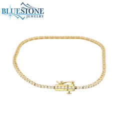 14KYG LAB-Grown Diamond Tennis Bracelet 1.00CTW - 7"