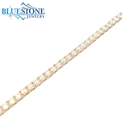 14KYG LAB-Grown Diamond Tennis Bracelet 5.00CTW - 7"