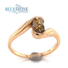 14K Yellow Gold Ring w/ Gold Quartz