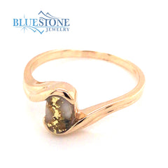 14K Yellow Gold Ring w/ Gold Quartz