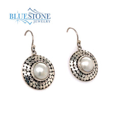 Sterling Silver Earrings with Freshwater Pearls