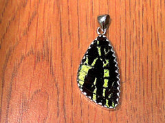Lady's Medium Sterling Silver Pendant with Butterfly Wings - Sunset Mo