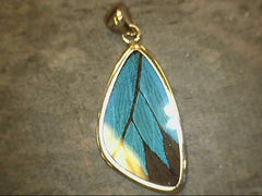 Lady's Medium Sterling Silver Pendant with Butterfly Wings - Various W